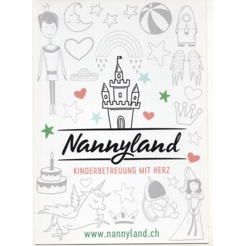 рекламная карточка Детский магазин Nannyland Люцерн Швейцария