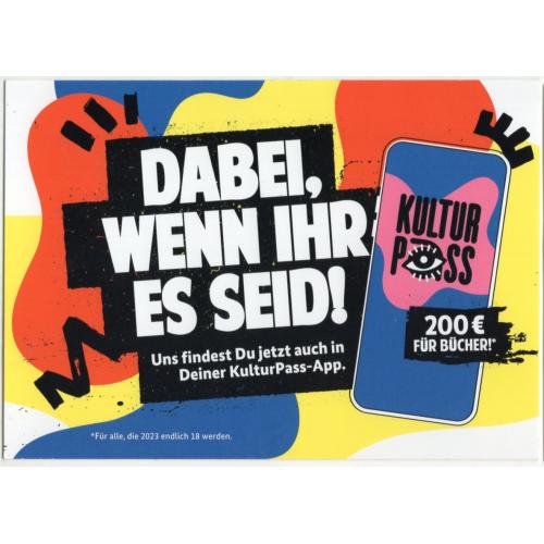 рекламная карточка Теперь вы также можете найти нас в своем приложении KulturPass Германия Фелльбах