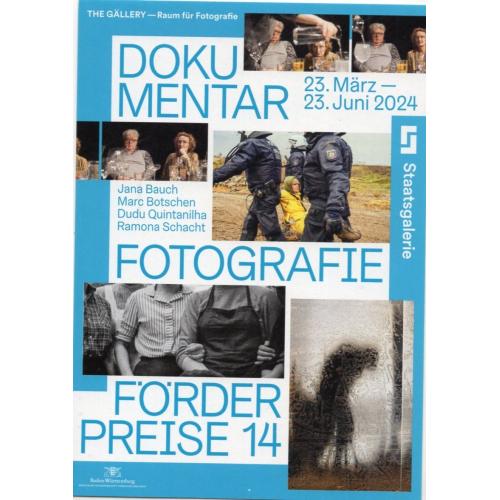 рекламная карточка Выставка документальной фотографии Forder preise 14 Германия