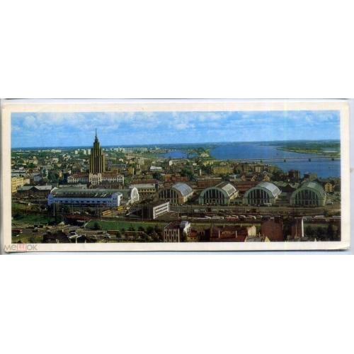 Рига 1 Панорама города 1980  