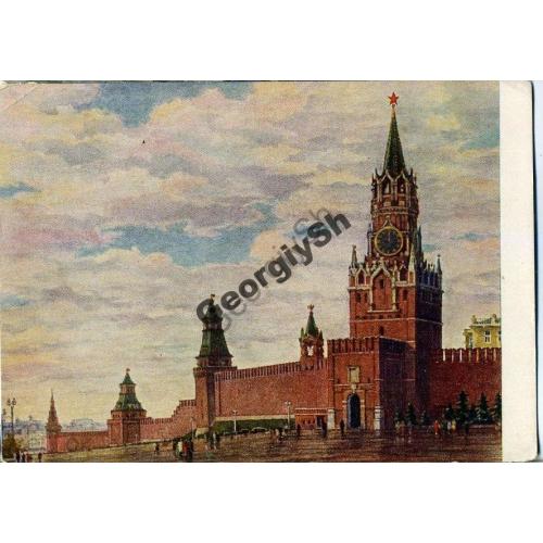 Рыбченков Московский Кремль Башни 23.12.1955  