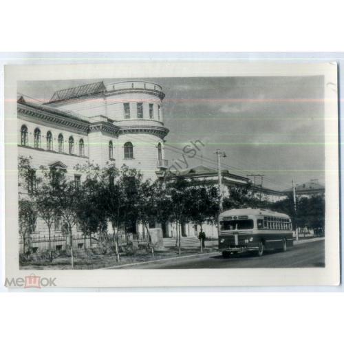 Севастополь 778 улица Гоголя фото А. Баженов 05.07.1955 Укрфото чистая троллейбус  