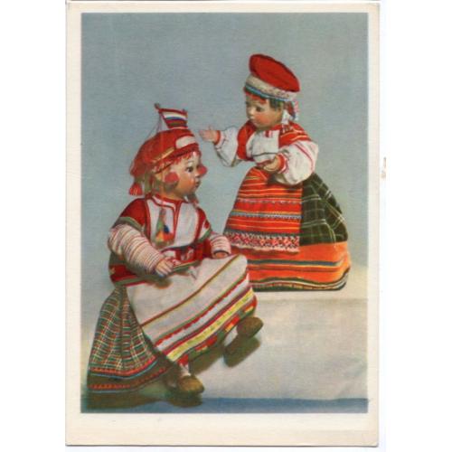 Спасская Борисова Куклы в народных костюмах Тульской и Тамбовской обл. 1965 в23-01