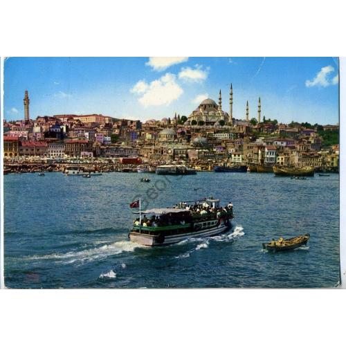 Стамбул Турция 52 Мечеть Солимана Великолепного и Золотой Рог  