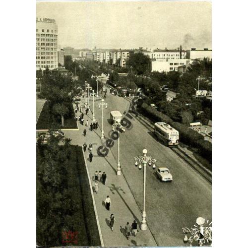 Свердловск Вид ул Ленина 1962 в2  ИЗОГИЗ