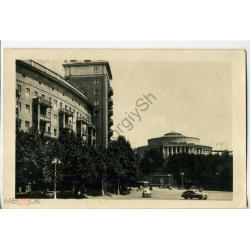  Тбилиси Площадь им. Героев, Цирк 1955 Circus прошла почту  
