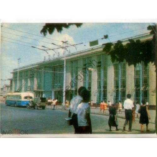 Узбекская ССР Ташкент Железнодоожный вокзал 1970 фото Бальтерманца  