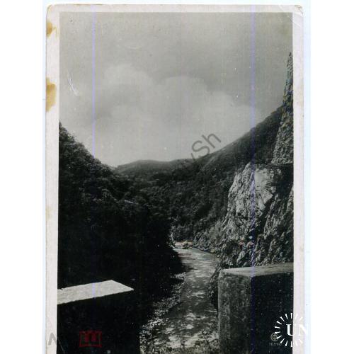 Вид на ущелье Мзымта 1936 Союзфото  