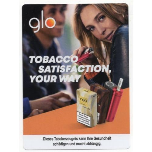 вкладыш в пачке из-под сигарет - Новый уровень удовольствия от табака без жжения / на немецком языке