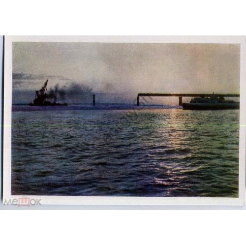 Волга Место для моста между городом Энгельс и Саратов 12.05.1964  