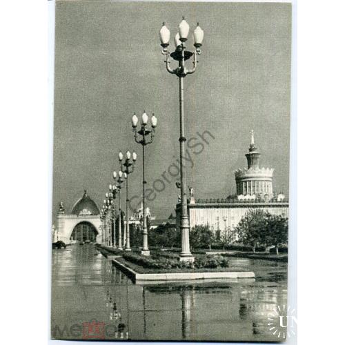 ВСХВ ( ВДНХ ) Главная аллея 25.03.1954 фото Козлова  
