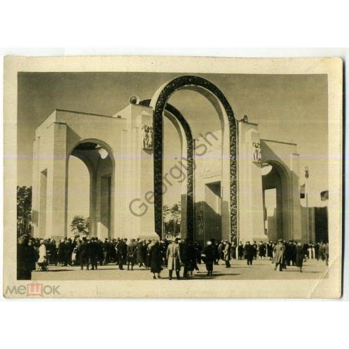     ВСХВ Главный вход фото С. Шиманского 1940  