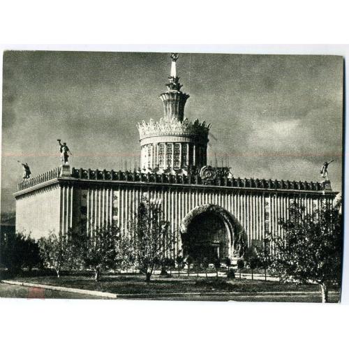 ВСХВ ( ВДНХ ) Павильон Украинской ССР 25.03.1954 фото Козлова  