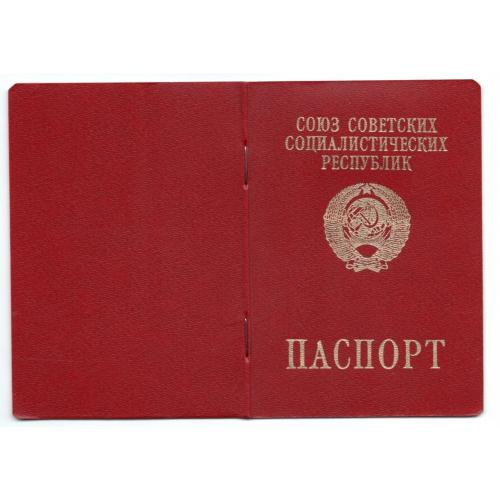Загранпаспорт Украина 1995 на бланке Паспорт СССР  Гознак 1991