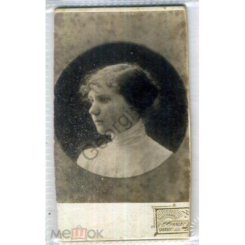   Женский портрет Ольга Митрофановна- 1914 - визит-фото Харьков Panoni  