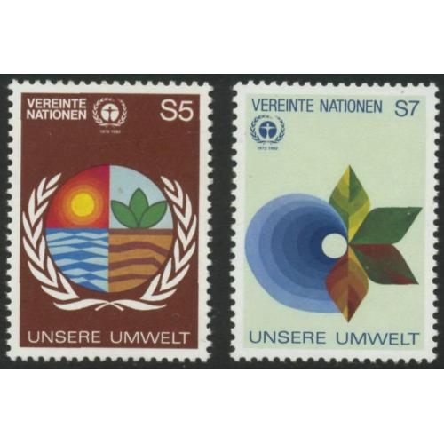 ООН UNO Wien 1982 - Michel Nr. 24-25 ** MNH
