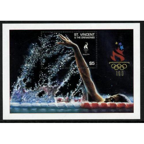  Сент-Вінсент Гренадіни 1996 олімпіада - Michel Nr. Bl. 347 ** MNH