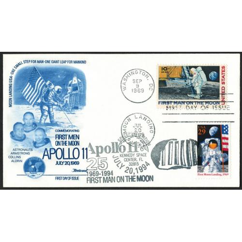 США 1994 - кпд космос first man of the moon 25