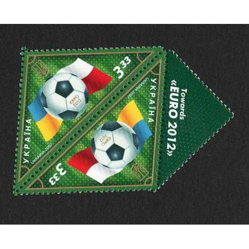 Україна 2007 футбол - зчіпка Michel Nr. 917 ** MNH