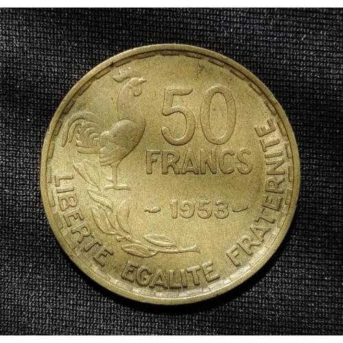 Франция 50 франков 1953