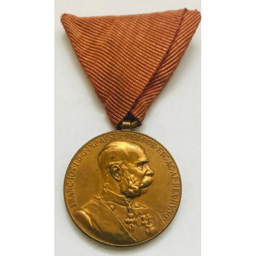 Австро-Венгрия.Медаль в честь 60 -летия Ф-И.Состояние БОМБА.