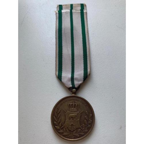 Герцогство Анхальт-Бернбург. Памятная медаль Александра Карла. Редкая награда