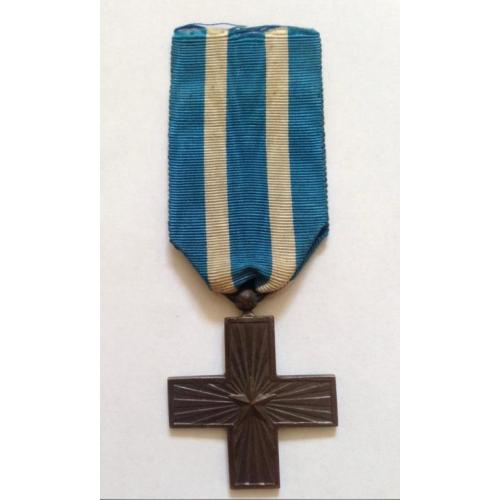 Крест "За воинские заслуги" «MÉRITO DI GUERRA» , Италия, 1914-1918 год.