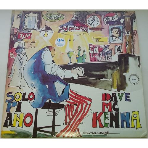 DAVE MCKENNA  Solo Piano LP VG++/EX