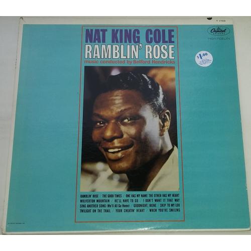 NAT KING COLE Ramblin' Rose LP VG++/EX-