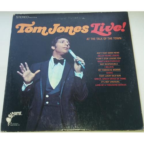 TOM JONES Tom Jones Live! At The Talk Of The Town LP VG++/VG+