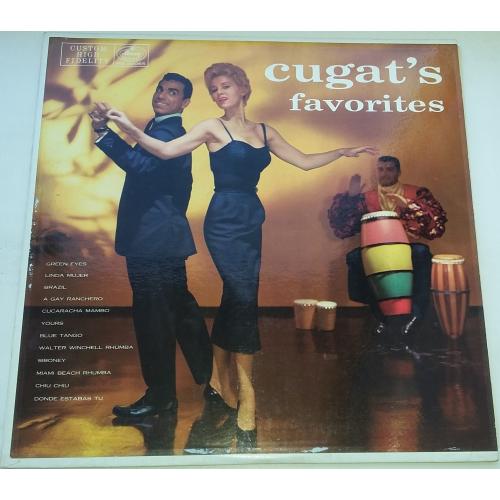 XAVIER CUGAT AND HIS ORCHESTRA Cugat's Favorites LP VG/EX 