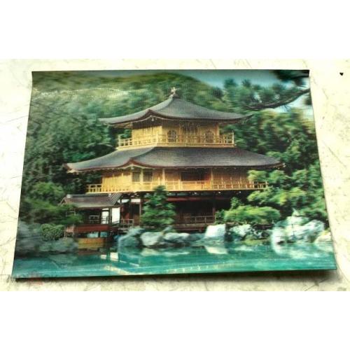 3-Д. "Kinkakuji Temple".  Япония. Стерео.