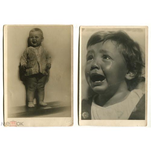 Дети. Ленинград. Фото Гершман.  2 открытки. 1935 г.
