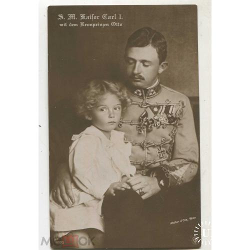 Кайзер Карл I. Последний правитель династии Габсбургов (1916 — 1918). Австрия.. Реверс чистый.
