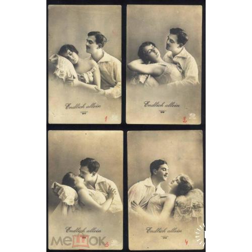 Любовь.В ХХ веке. Комплект из 6 открыток.