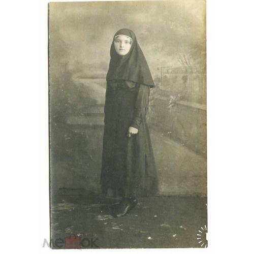 Монашка.Вербицкая.Фотооткрытка.1915 г.