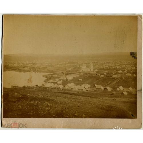 Пейзажная фотография. Город неизвестен. 19 х 24 см.1894 год. XIX век.