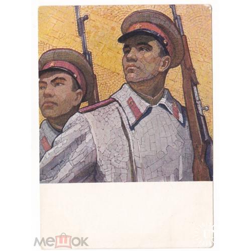 Советские воины. Мозаика.
