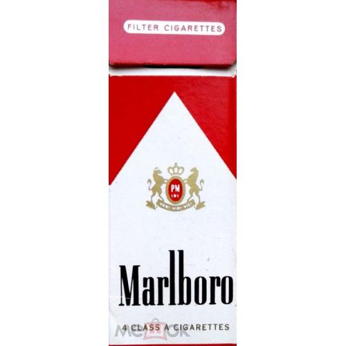 Табак. Сигареты. "Marlboro". "Air France". Мини. Для 4 сигарет. Без сигарет. 1970 г.