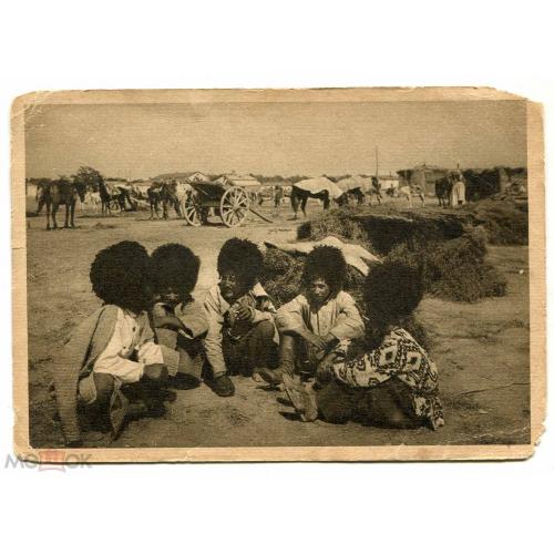 Туркмения. Средняя Азия. Типы туркменов.1929 г.