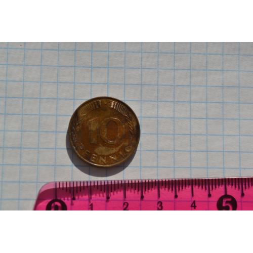 Монета pfennig 1980р