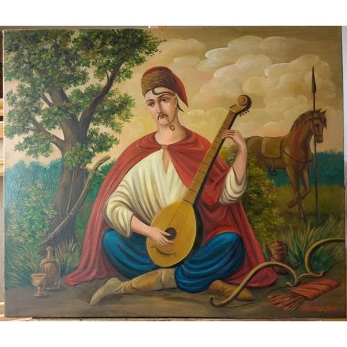"Козак Мамай",картина маслом