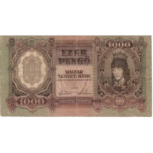 1000 пенго, Венгрия, 1943