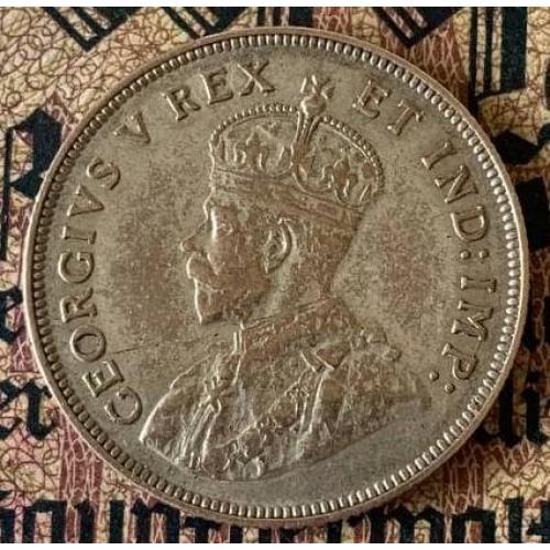 Британская Восточная Африка 1 шиллинг 1924 George V серебро SHILLING 1924 East Afrika