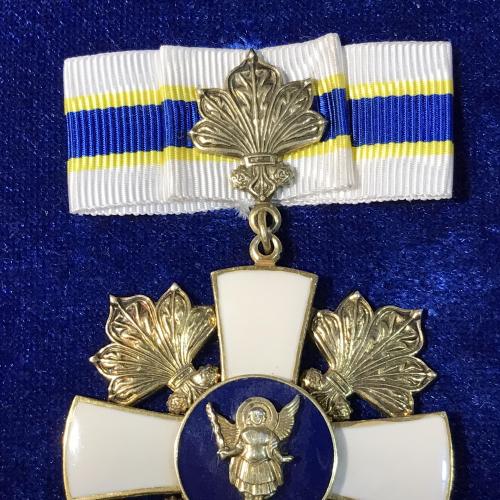 Почесна відзнака Знак пошани Київського міського голови срібло 925 клеймо Київ + документ 