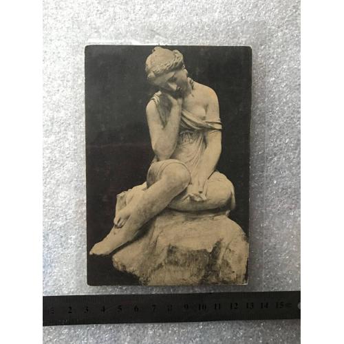 Соловьев Молочница с разбитым кувшином скульптура девушка обнаженная грудь ню чистая 1949