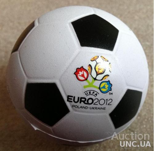 UEFA EURO 2012 Poland-Ukraine мячик мяч диаметр 60 мм  Евро