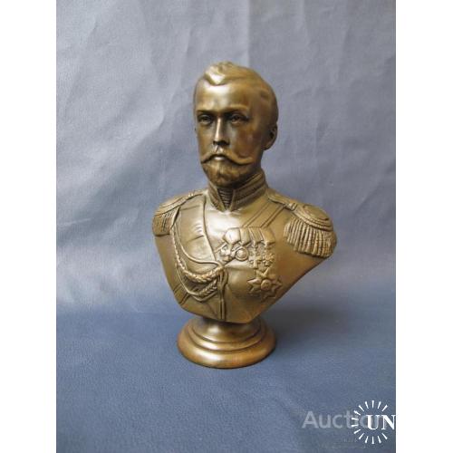 Николай II бронзовая статуэтка