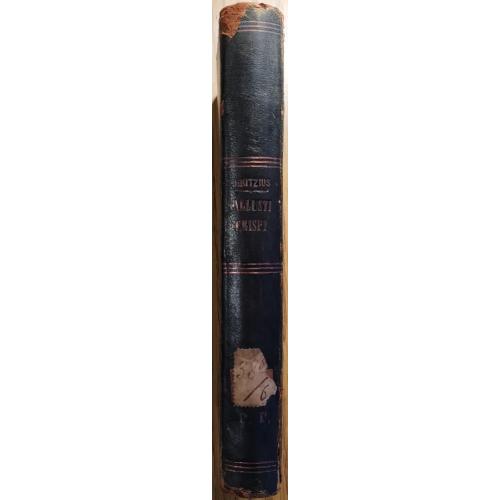 284.68 Фрагменты истории,Historiarum Fragmenta.C. Sallusti Crispi, Prof.Fridericus Kritzius,1853 г.