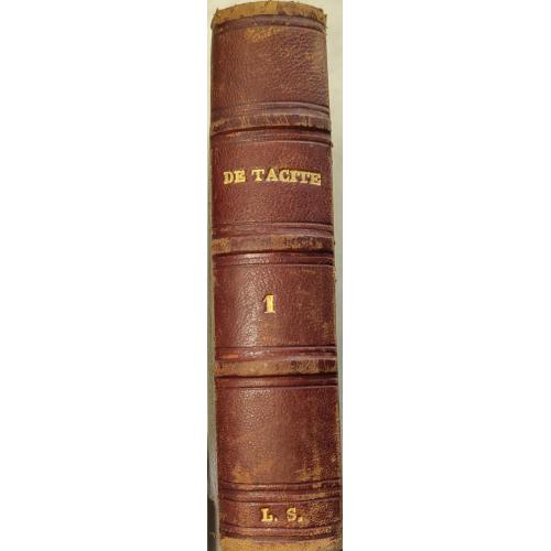2850.53 Сочинений Тацита. Том первый Анналы 1862 г. Oeuvres Completes de Tacite t. 1